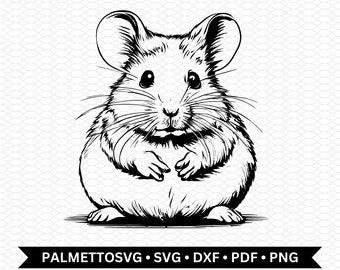 hamster svg, hamster dxf file, hamster clip art, hamster png, svg files for cricut, cricut downloads, commercial use