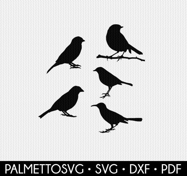Download Birds Svg Gift Tags Cricut Download Svg Dxf File Stencil Silhouette Cameo Cricut Clip Art Commercial Use