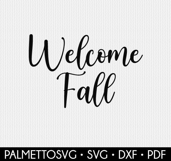 Download Welcome Fall Svg
