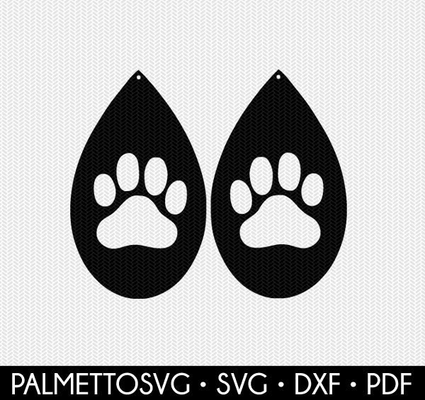 Free Free Paw Print Earring Svg Free 58 SVG PNG EPS DXF File