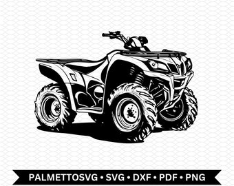 4 wheeler svg, 4 wheeler dxf file, 4 wheeler cut file, 4 wheeler png, svg file for cricut, cricut download, commercial use, digital download