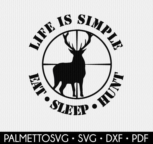 Download Eat sleep hunt svg dxf file instant download silhouette ...