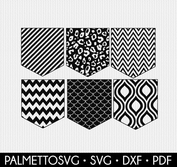 Download pocket pattern set svg dxf file instant download ...