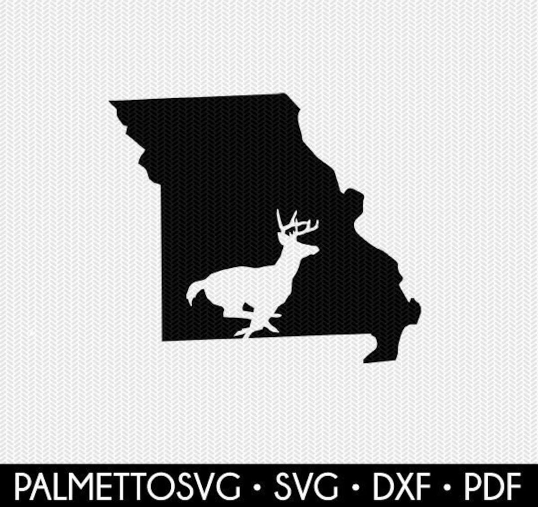 Missouri Deer Svg Missouri Svg Deer Hunting Svg Deer Dxf Etsy