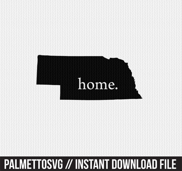 Download nebraska home svg dxf file stencil instant download ...