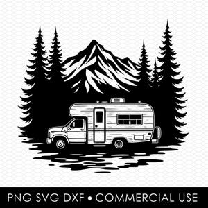 camping rv svg dxf png, laser cut file, sublimation design, svg cut file, laser burn file, sublimation png, laser engraving, cricut download