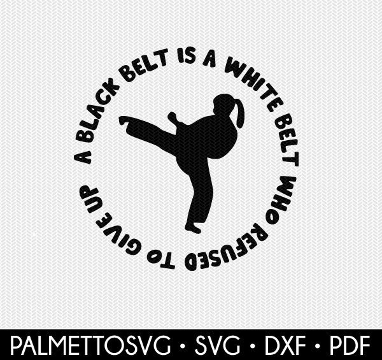 Taekwondo Girl Martial Arts Svg Dxf File Silhouette Cameo - Etsy