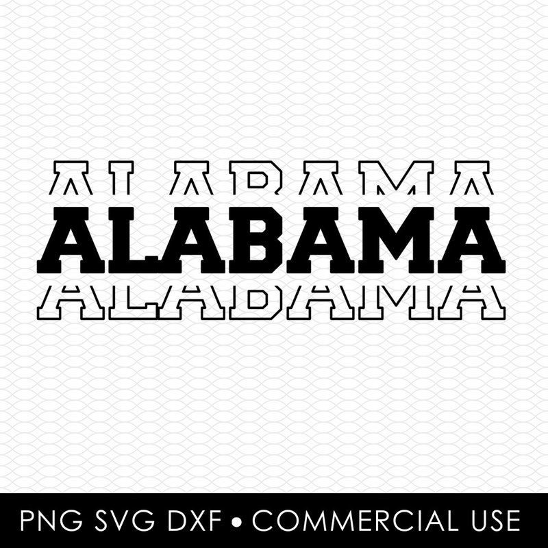 Alabama Svg - Etsy
