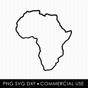 africa svg, africa outline svg png, disegni a sublimazione, disegni png, disegni svg, disegni tagliati al laser, disegni cricut, clip art, file dxf