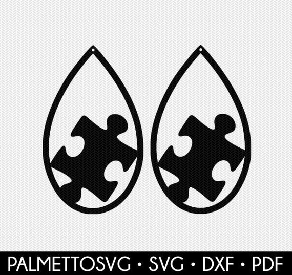 Stencils Templates Autism Puzzle Earring Template Earring Svg Gift Tags Cricut Download Svg Dxf File Stencil Silhouette Cameo Cricut Clip Art Commercial Use Craft Supplies Tools