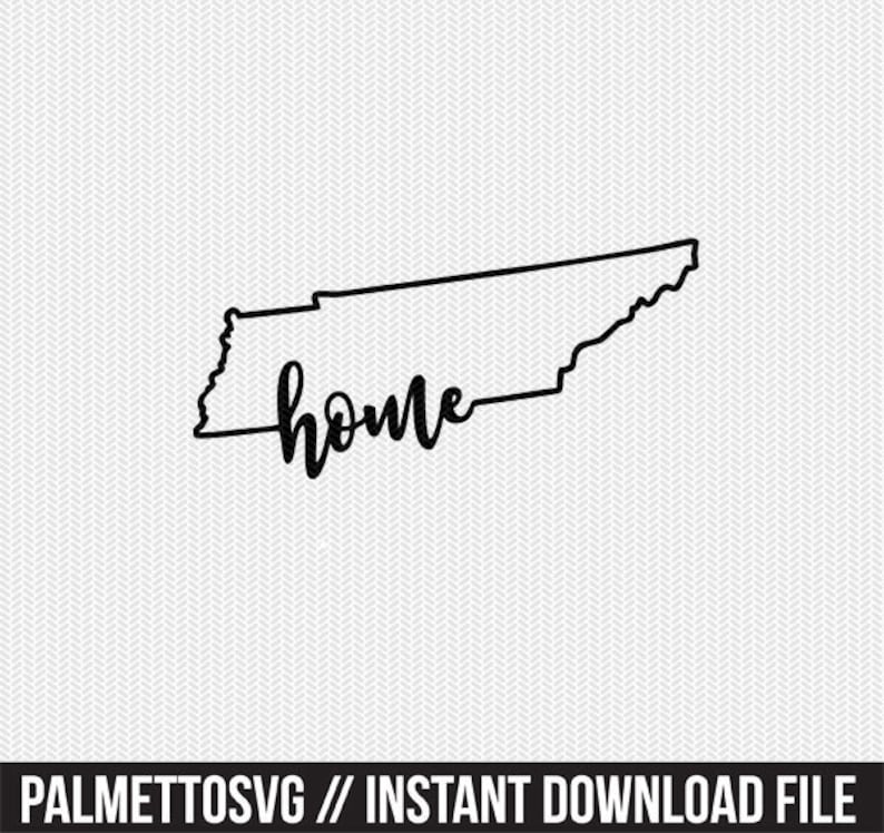 Download Tennessee home svg dxf file instant download stencil | Etsy
