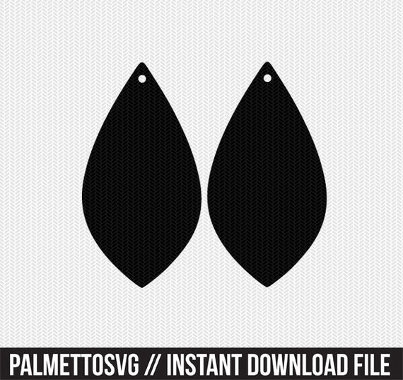 Digital Download Earring SVG Template Cut File Earring SVG Clipart And Earring Template SVG file