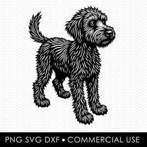Labradoodle svg, Labradoodle png, Labradoodle schnitt Datei, Sublimationsentwürfe, Png-Designs, svg Designs, Labradoodle-Laserschnittdesigns