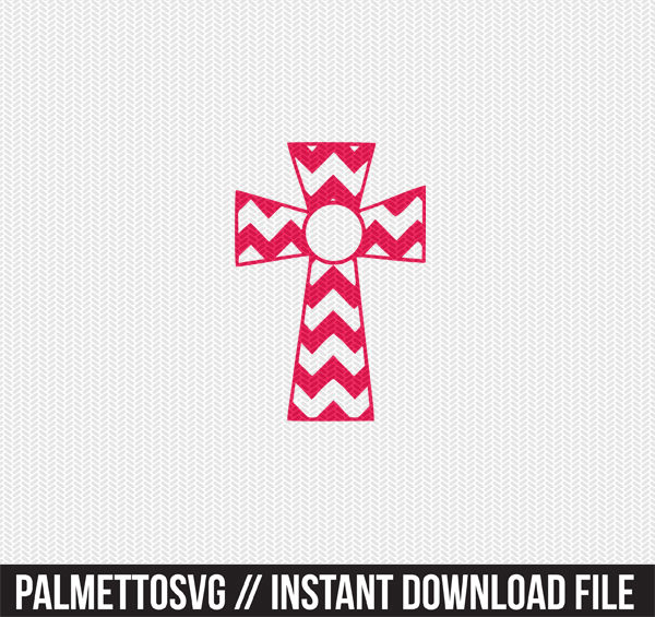 Download Chevron Cross Svg Dxf File Instant Download Silhouette Cameo Cricut Downloads Clip Art Religious Christian Monogram Frame Commercial Use