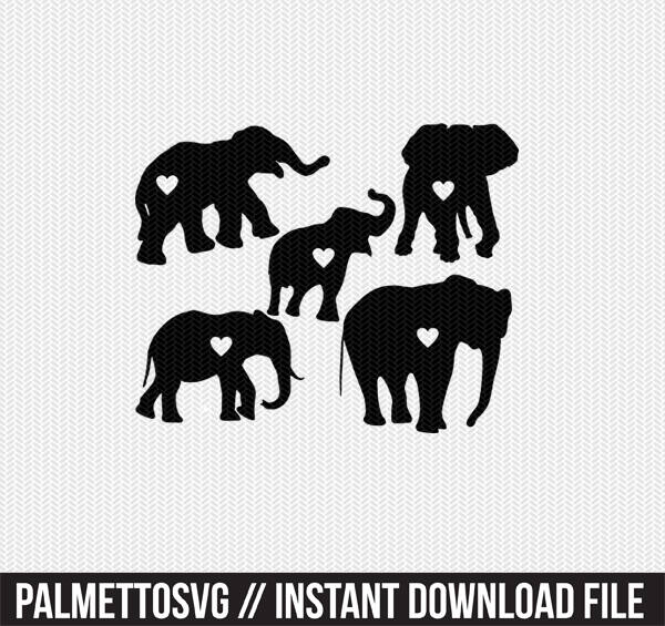 Free Free 174 Elephant Heart Svg SVG PNG EPS DXF File