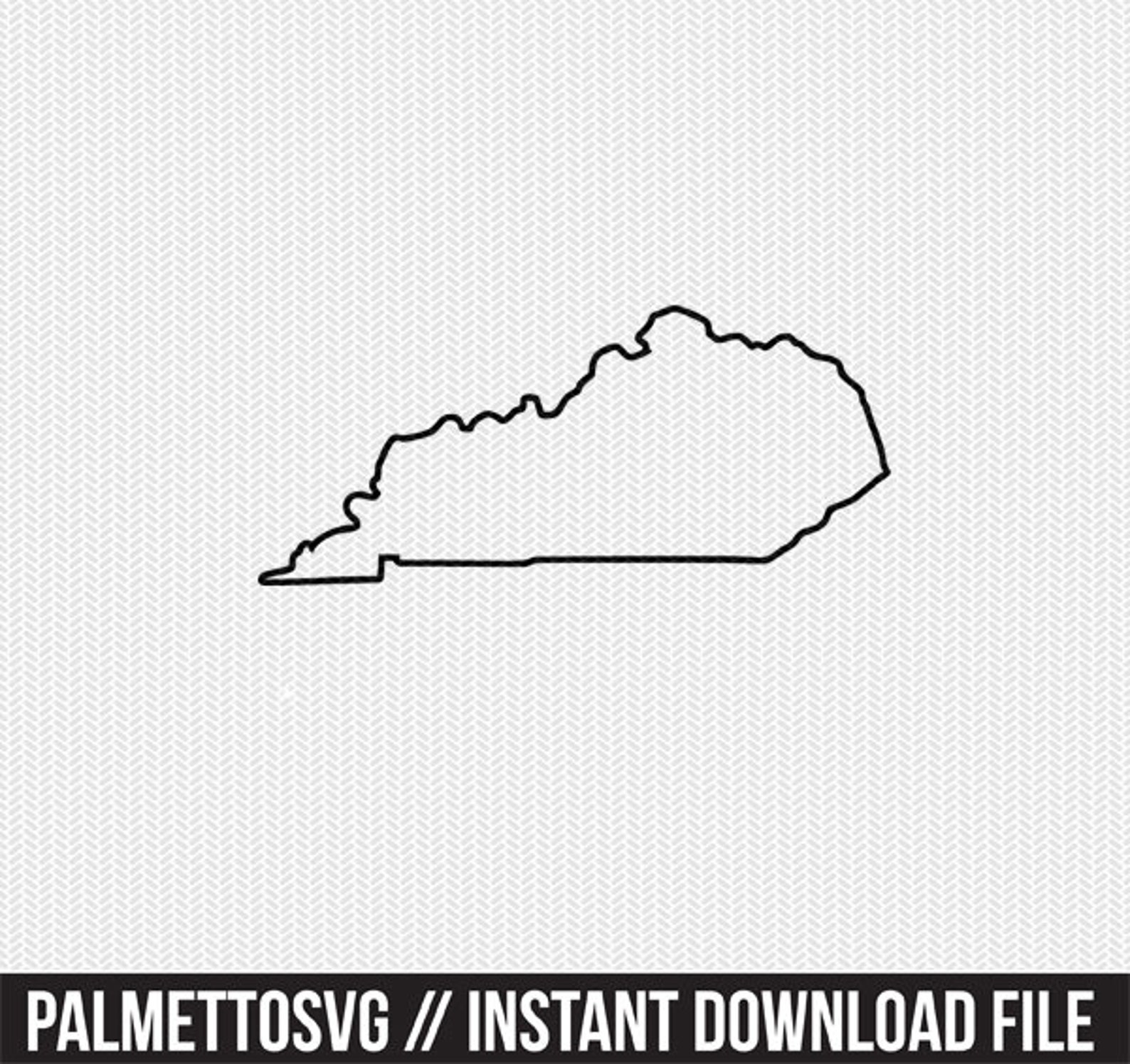 Kentucky Outline SVG