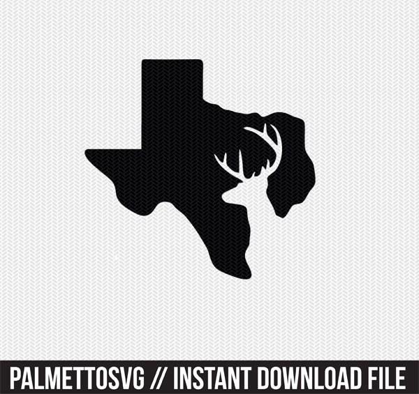 Download texas deer hunting svg dxf file stencil instant download ...