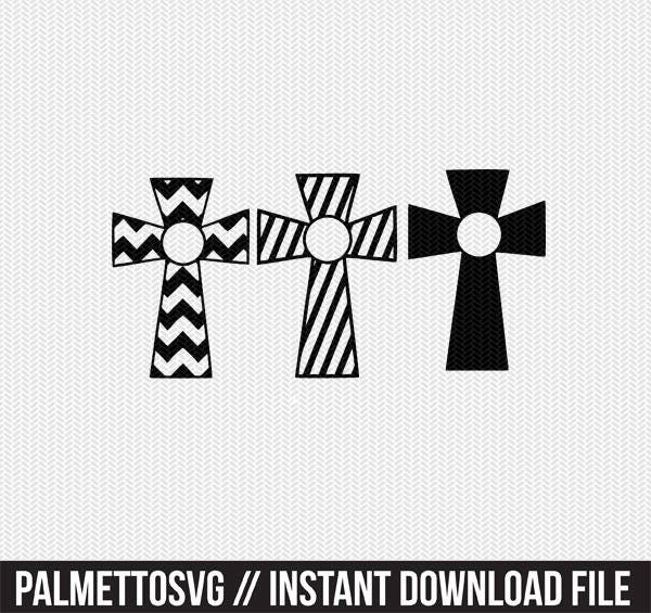 Download Chevron Cross Svg Dxf File Instant Download Stencil Silhouette Cameo Cricut Downloads Religious Christian Monogram Frame Commercial Use