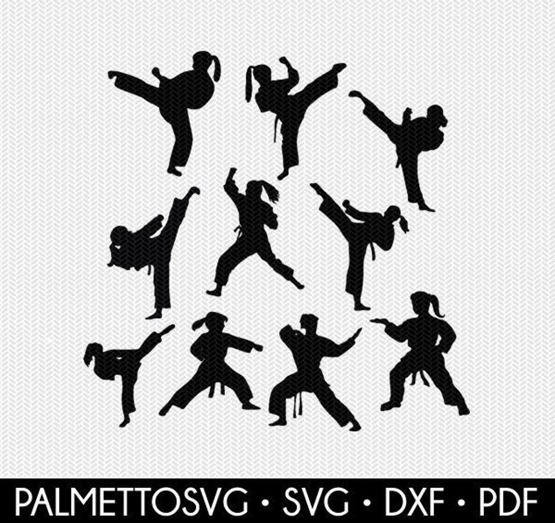 Taekwondo Girl Svg, Martial Arts Svg, Karate Svg, Taekwondo Svg ...