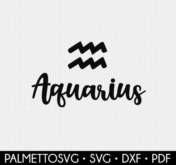 Aquarius zodiac astrology svg dxf file instant download | Etsy