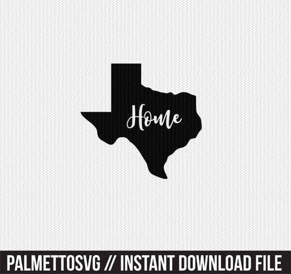 Download Texas home svg dxf jpeg png file stencil monogram frame | Etsy