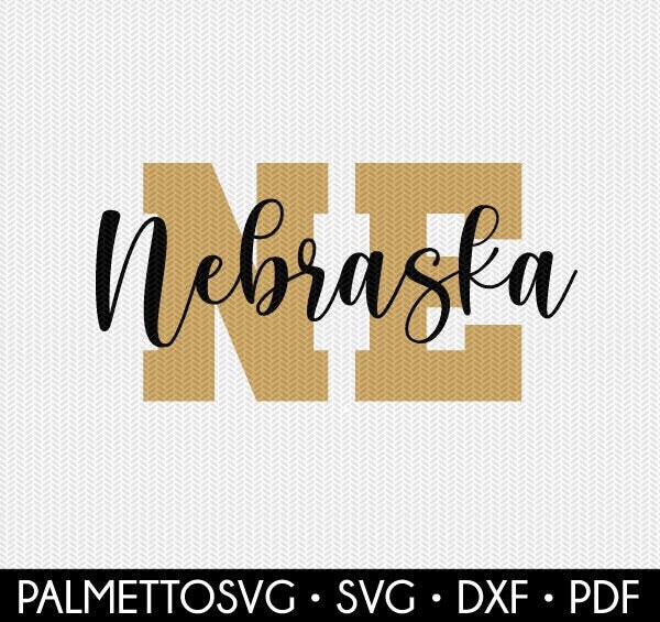 Download nebraska state svg dxf file instant download silhouette ...