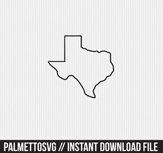Download Texas outline svg dxf file stencil silhouette cameo cricut ...