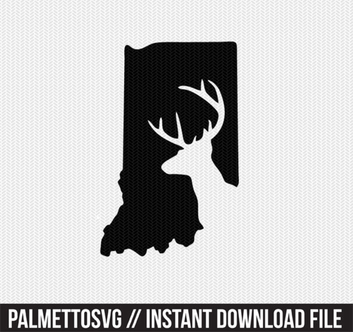 Indiana Svg Deer Hunting Svg Deer Hunting Dxf File Indiana - Etsy