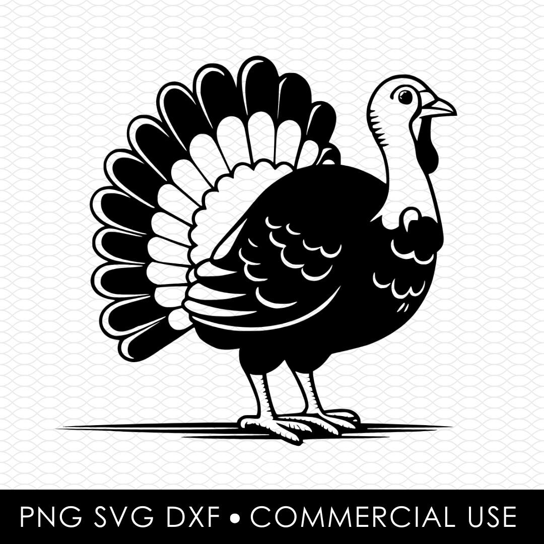 Turkey Svg, Turkey Png, Turkey Dxf File, Turkey Cut File, Svg Files for ...