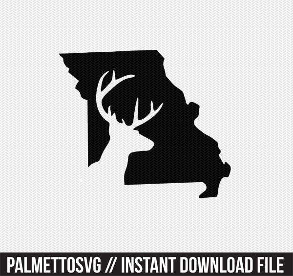Download missouri deer hunting svg dxf file stencil instant ...