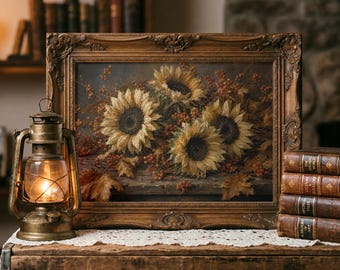 Fall Floral Print | Gallery Wall Art | Printable Wall Art (Digital Download)