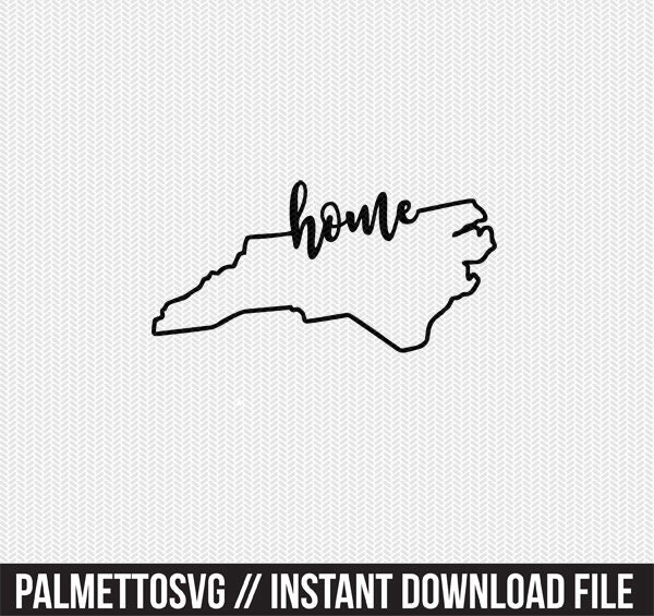 Download north carolina home svg dxf file instant download stencil ...