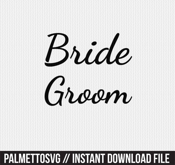 Download bride groom svg dxf jpeg png file stencil monogram frame ...