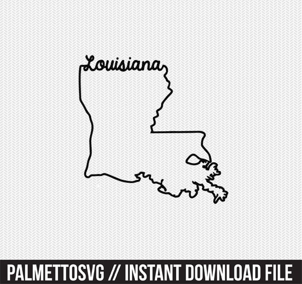 Download Louisiana Svg Louisiana Silhouette Louisiana Cut Files Louisiana Digital Download Louisiana Cricut Clip Art Art Collectibles Seasonalliving Com