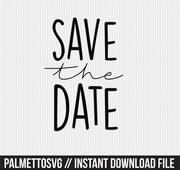 Download save the date silhouette cameo cricut downloads overlay wedding svg dxf file instant download ...