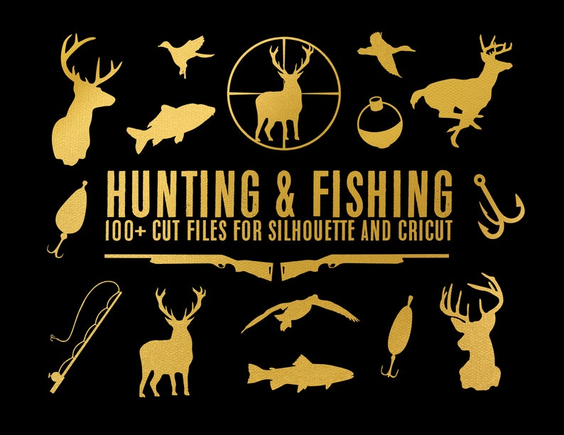 Download Sale Hunting Fishing Collection Svg Dxf File Instant Download Silhouette Cameo Cricut Downloads Clip Art Visual Arts Craft Supplies Tools Vadel Com