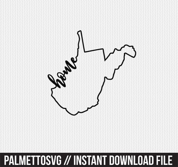 Download West virginia home svg dxf file instant download stencil ...