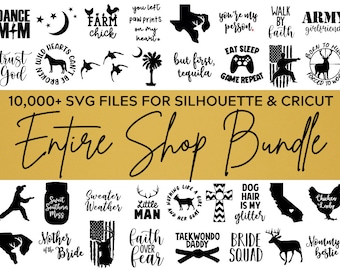 svg files bundle - entire shop sale - all files in my shop - svg files silhouette cameo cricut downloads clip art commercial use
