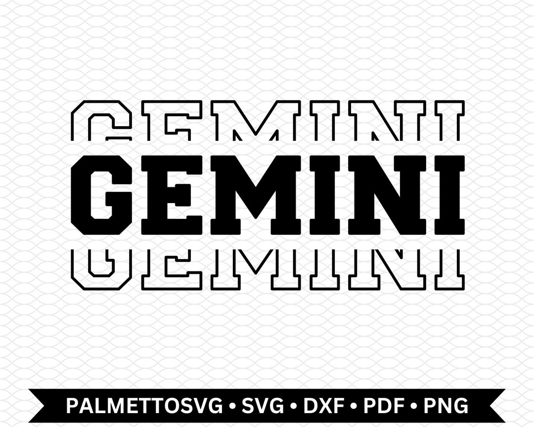 Gemini Svg, Astrology Svg, Gemini Dxf, Gemini Cut File, Gemini Clip Art