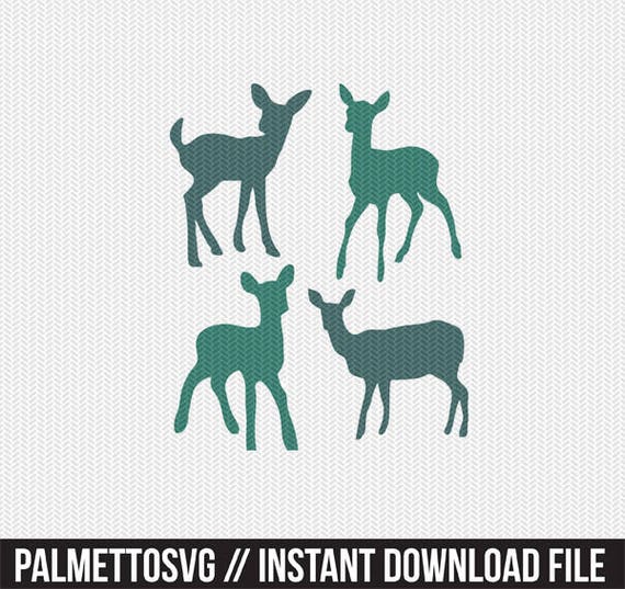 Download Baby Deer Svg Dxf File Instant Download Silhouette Cameo Etsy