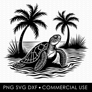 sea turtle svg dxf png, laser cut file, sublimation design, svg cut file, laser burn file, sublimation png, laser engraving, cricut download