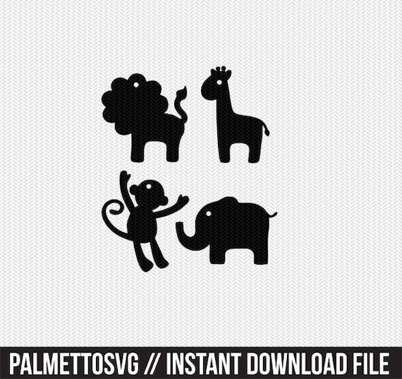 Download Safari Animals Baby Shower New Baby Gift Tags Svg Dxf File Etsy