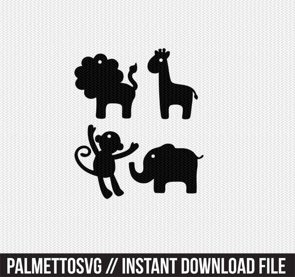 Download safari animals baby shower new baby gift tags svg dxf file ...