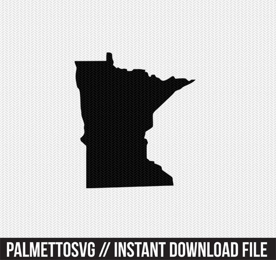 Minnesota Svg Dxf Cut File Stencil Silhouette Cameo Cricut | Etsy