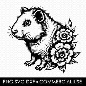 guinea pig svg dxf png, laser cut file, sublimation design, svg cut file, laser burn file, sublimation png, laser engraving, cricut download