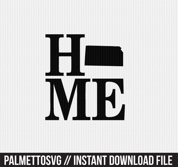 Download Kansas Home Svg Dxf File Stencil Monogram Frame Silhouette Cameo Cricut Download Clip Art Commercial Use