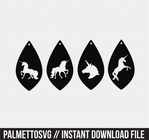 Download Unicorn Earring Template Earring Svg Gift Tags Cricut Download Etsy 3D SVG Files Ideas | SVG, Paper Crafts, SVG File