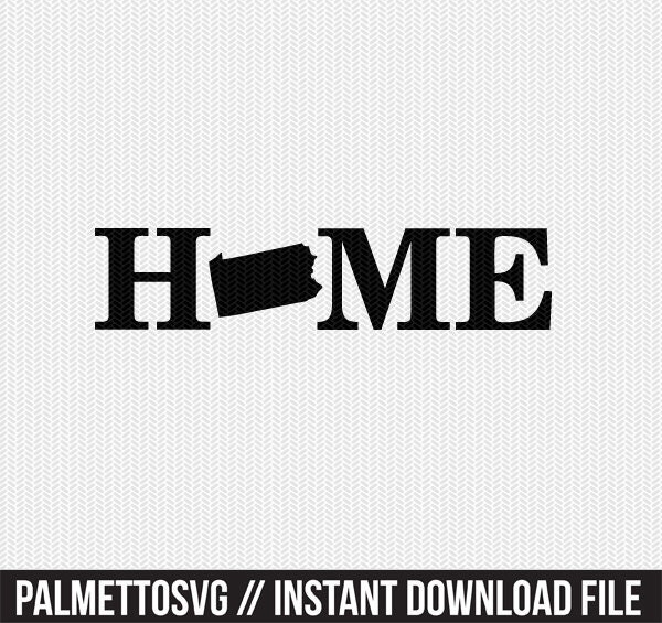 Download pennsylvania home svg dxf file stencil monogram frame ...