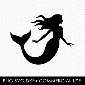 Sirène svg png, dessins par sublimation, dessins png, dessins svg, dessins découpés au laser, dessins cricut, clipart, fichier dxf, usage commercial