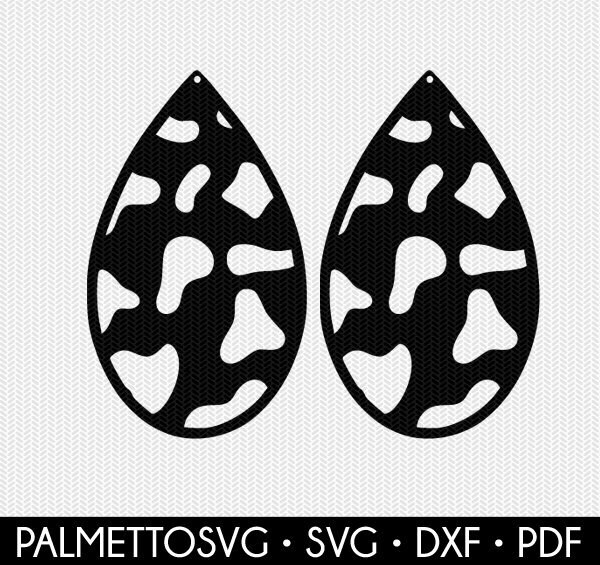 Download Animal Print Earring Template Earring Svg Gift Tags Cricut Download Svg Dxf File Stencil Silhouette Cameo Cricut Clip Art Commercial Use